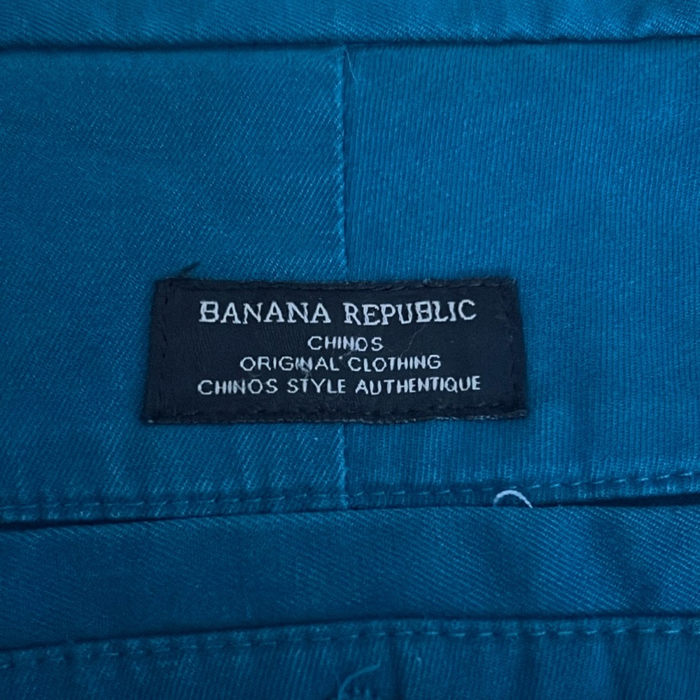Banana Republic chino turquoise business casual / formal pant.